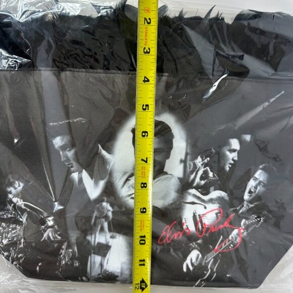 Elvis Presley Feather Tote Bag – Licensed Comeco Inc. Rock & Roll Collectible - Picture 5 of 5